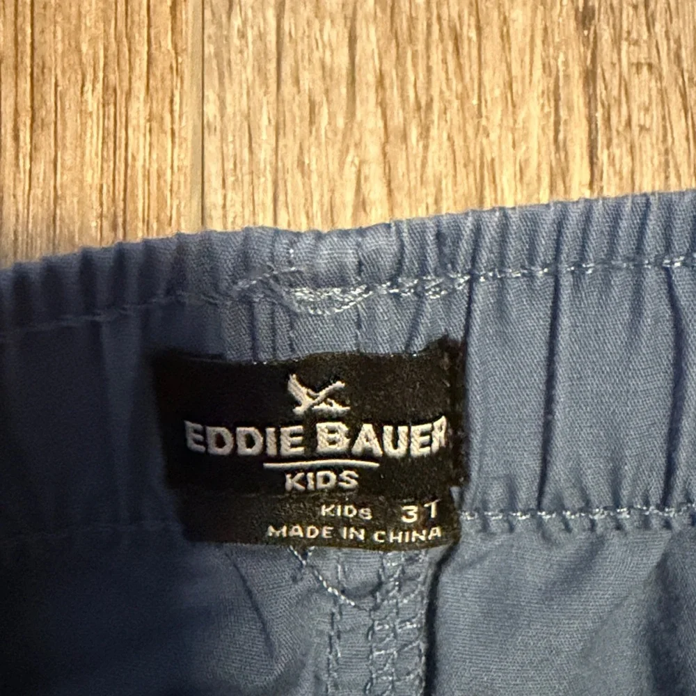 Eddie Bauer Kids Light Blue Elastic Waist Shorts